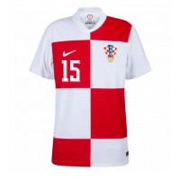 Camiseta Croacia Mario Pasalic #15 Primera Equipación Replica Eurocopa 2024 mangas cortas